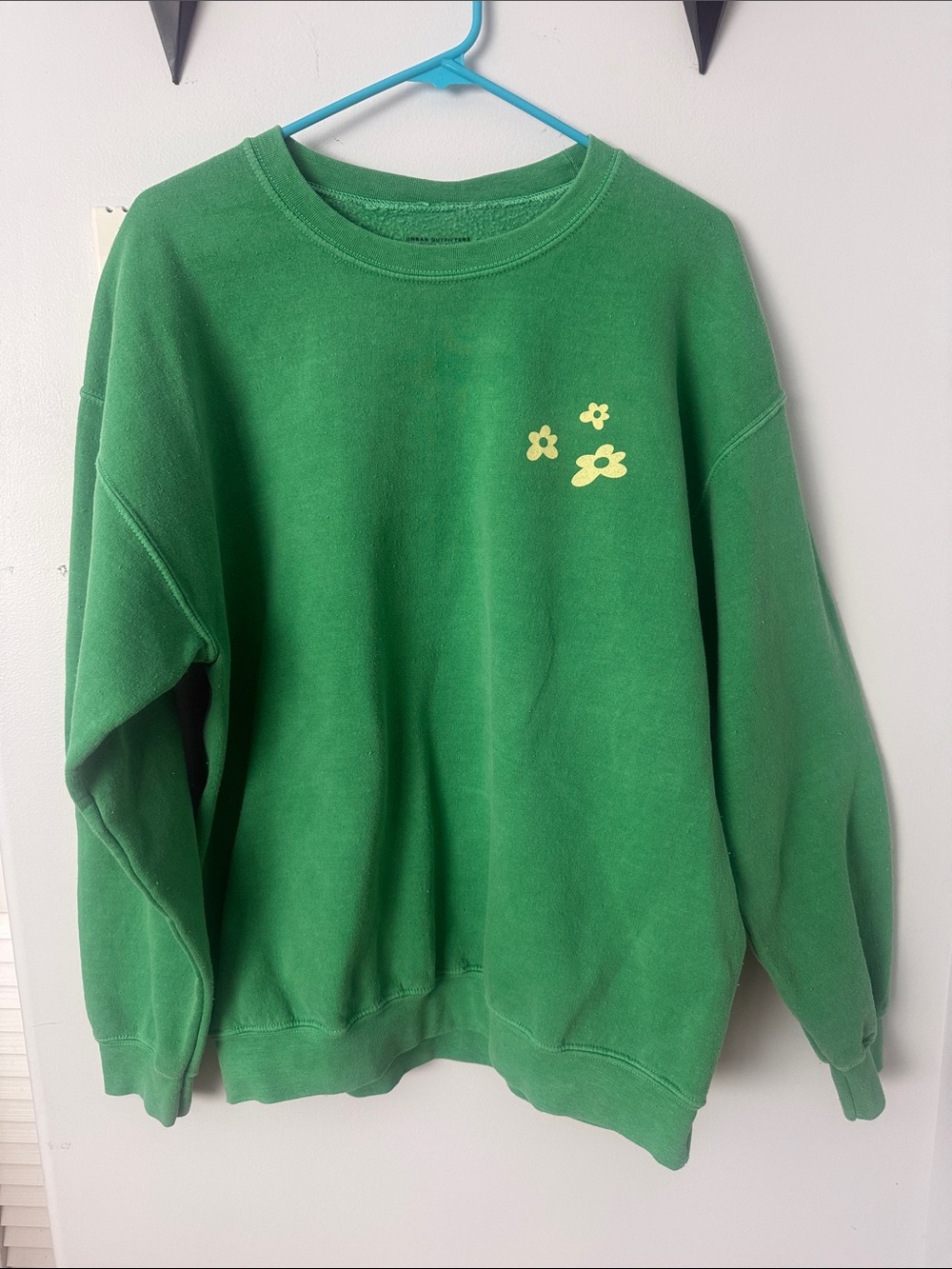 Urban Outfitters Green Oversized Crewneck Sweatshirt
